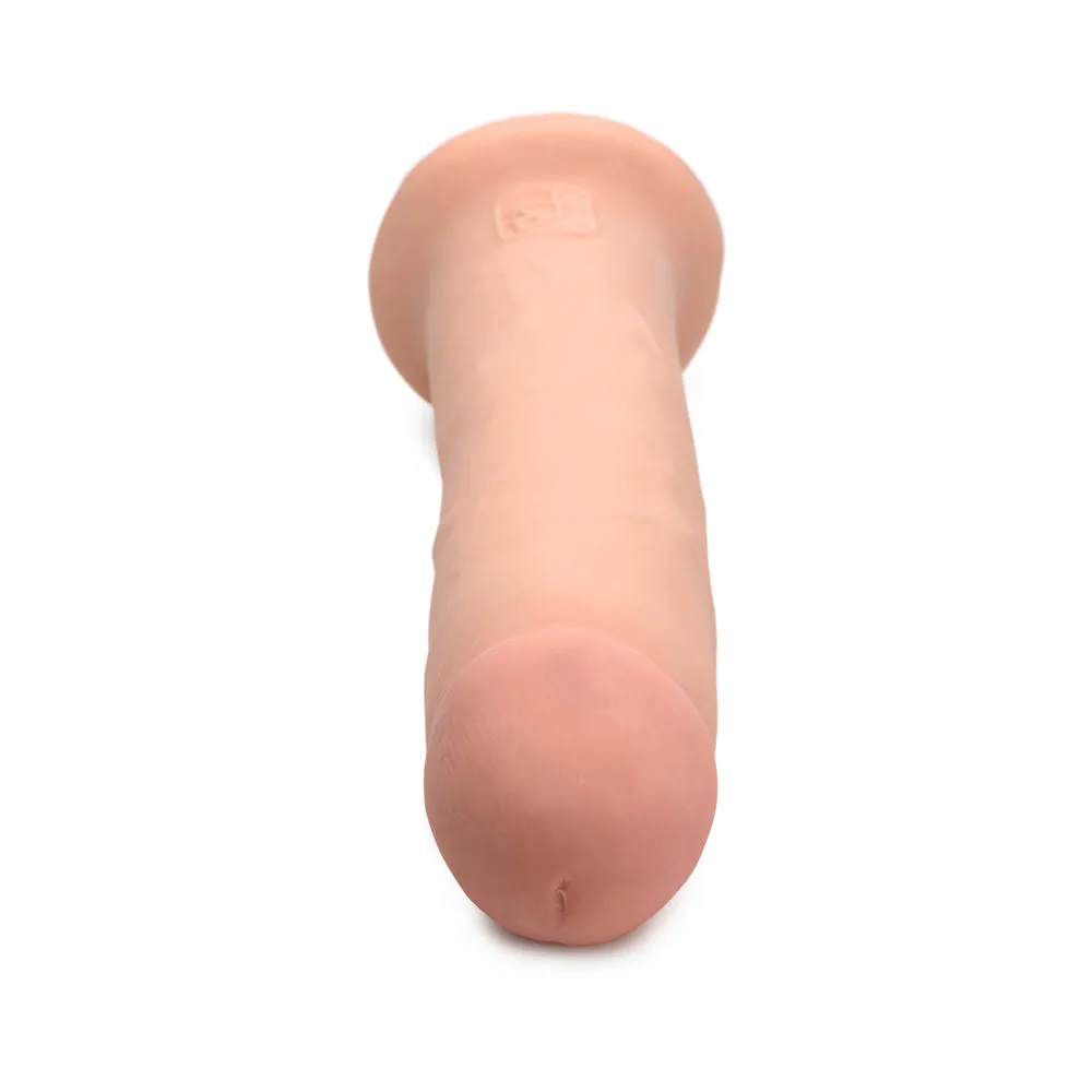 USA Cocks 10 in. Ameriskin Dual Density Dildo Light