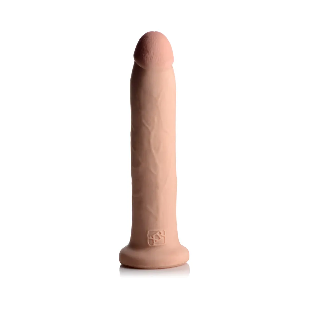 USA Cocks 11 in. Ameriskin Dual Density Dildo Light