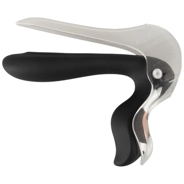 Vibrator BAD KITTY Vibrating Speculum. în formă de specul cu lumină LED. 10 funcții de vibrație. lungime 13.7 cm. negru