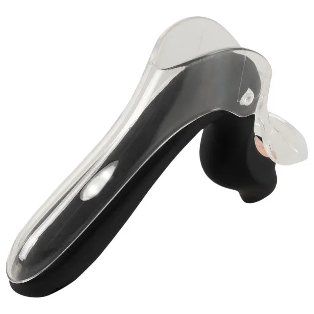Vibrator BAD KITTY Vibrating Speculum. în formă de specul cu lumină LED. 10 funcții de vibrație. lungime 13.7 cm. negru
