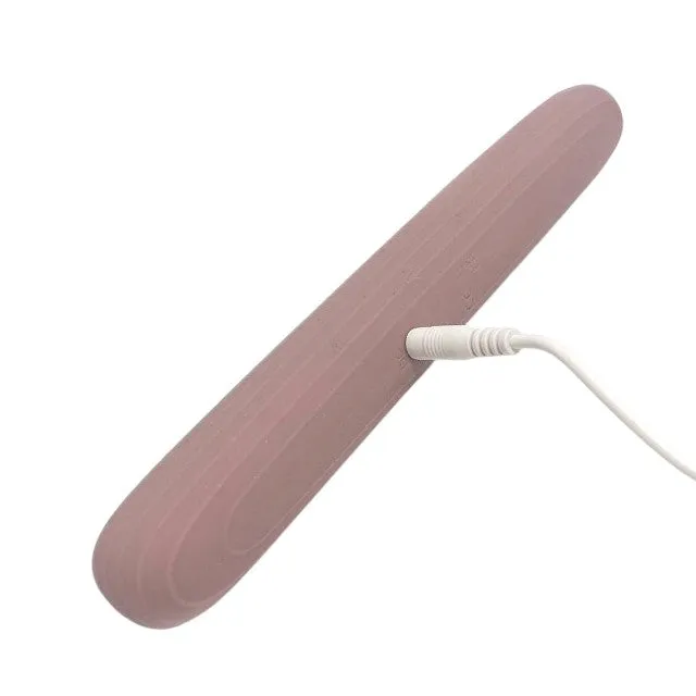 Vibrator DREAMTOYS Nude Ailee Double Vibrator. cu două capete. 10 funcții de vibrație. rezistent la apă IPX6. mov
