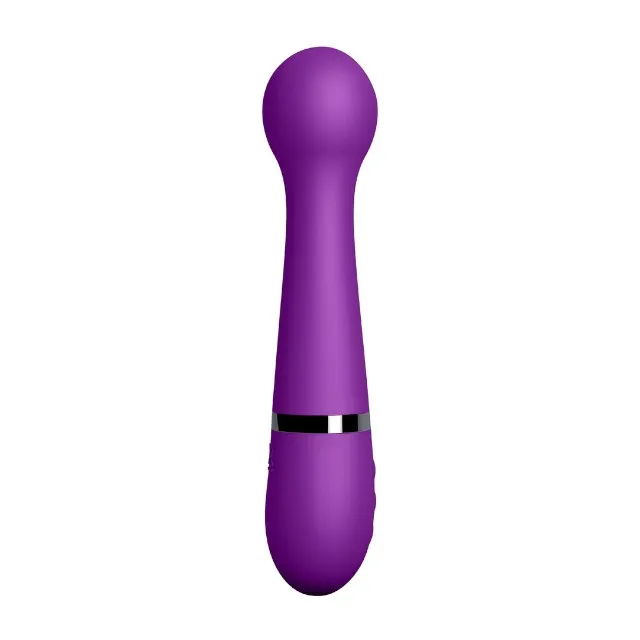 Vibrator wand SEXERCISE Pelvic Muscle Training Set. pentru exerciții kegel. 10 funcții de vibrație. control prin telecomandă tip ceas. mov