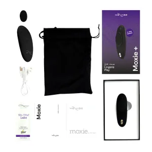 We-Vibe Moxie  Rechargeable Remote-Controlled Silicone Wearable Clitoral Vibrator Black