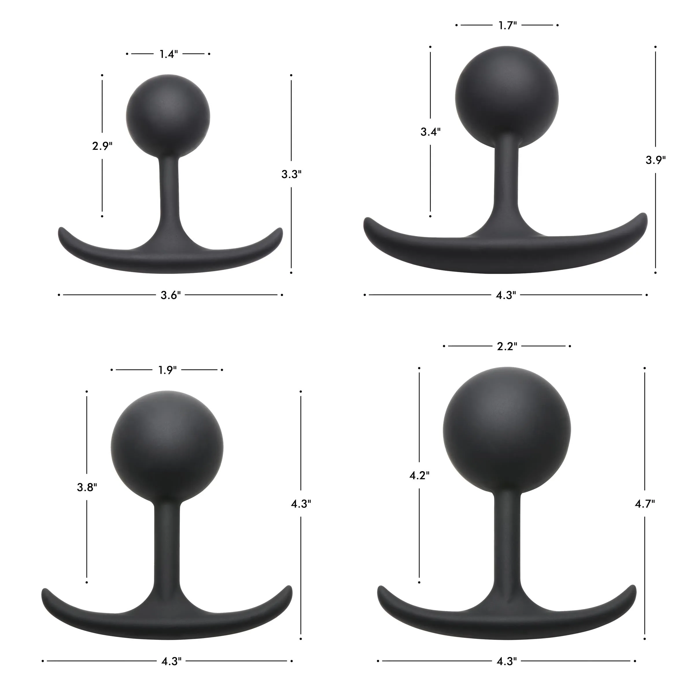 Weighted Anal Plug - Medium