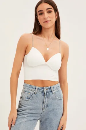 White Bralette Seamless