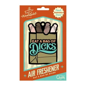 Wood Rocket Eat A Bag Of Dicks Air Freshener