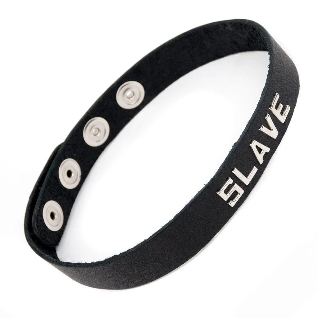 Word Collar - Slut. Slave