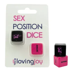 Zaruri LOVING JOY Sex Position Dice. cu poziții și locații pentru jocuri erotice(N11556)